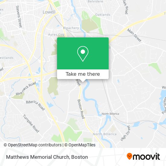 Matthews Memorial Church map