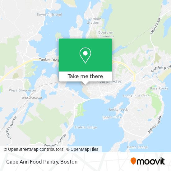 Mapa de Cape Ann Food Pantry