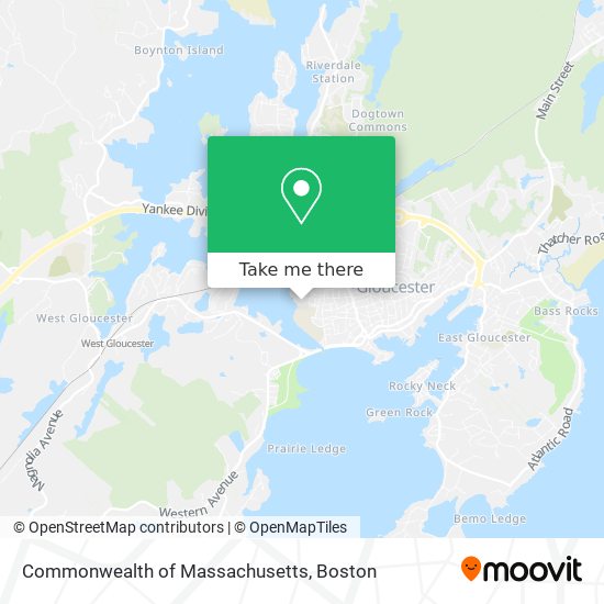 Commonwealth of Massachusetts map