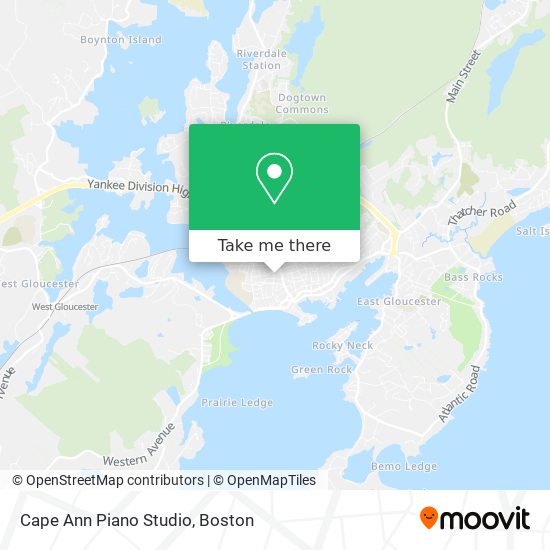 Cape Ann Piano Studio map