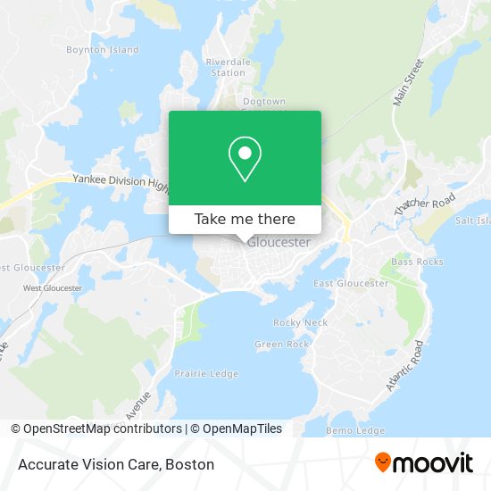 Accurate Vision Care map