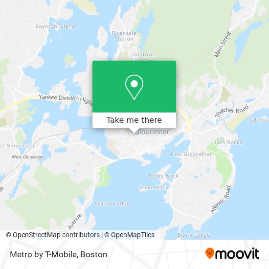 Metro by T-Mobile map