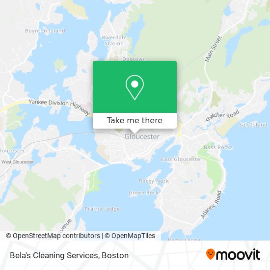 Bela's Cleaning Services map