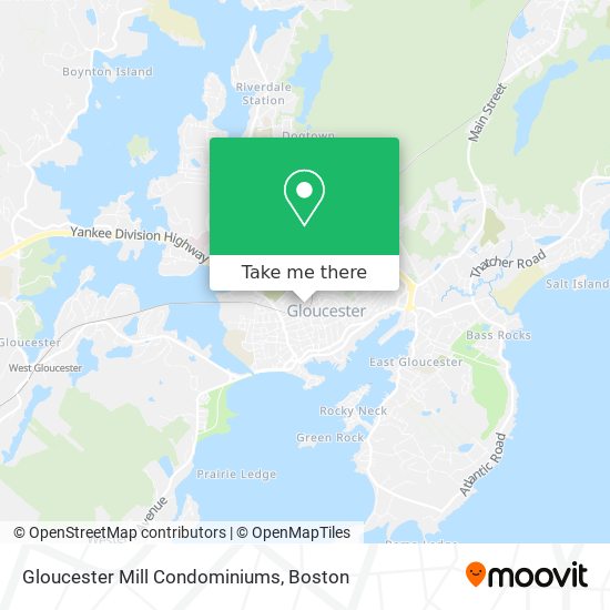 Mapa de Gloucester Mill Condominiums