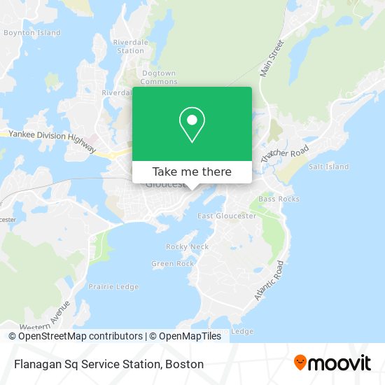 Flanagan Sq Service Station map