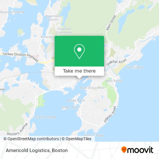 Americold Logistics map