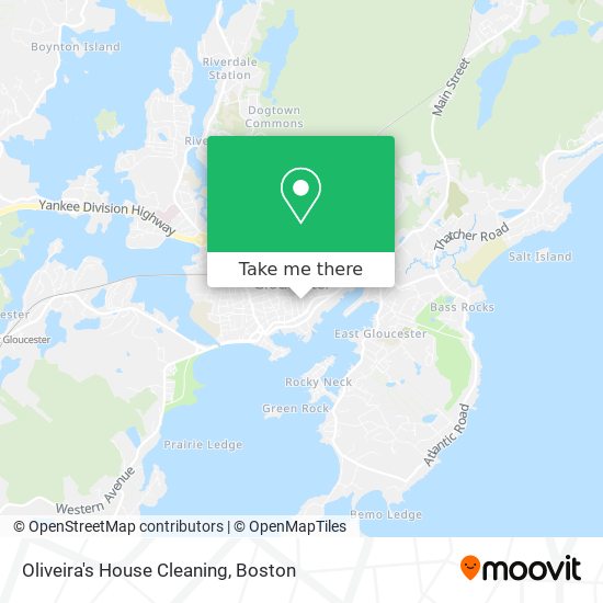 Oliveira's House Cleaning map