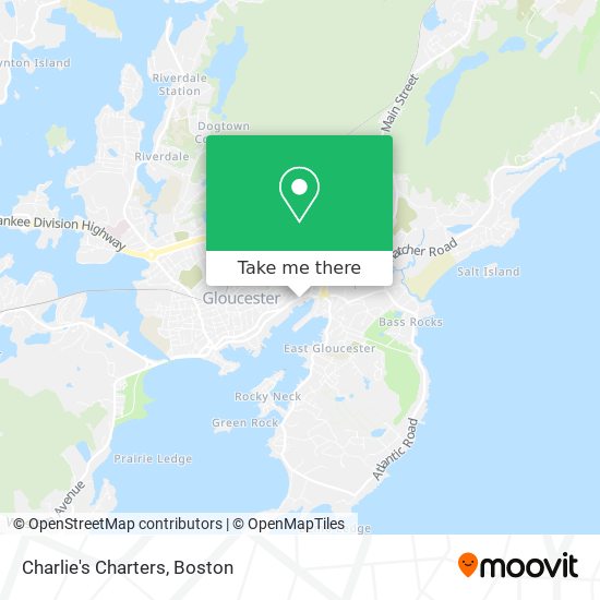 Charlie's Charters map