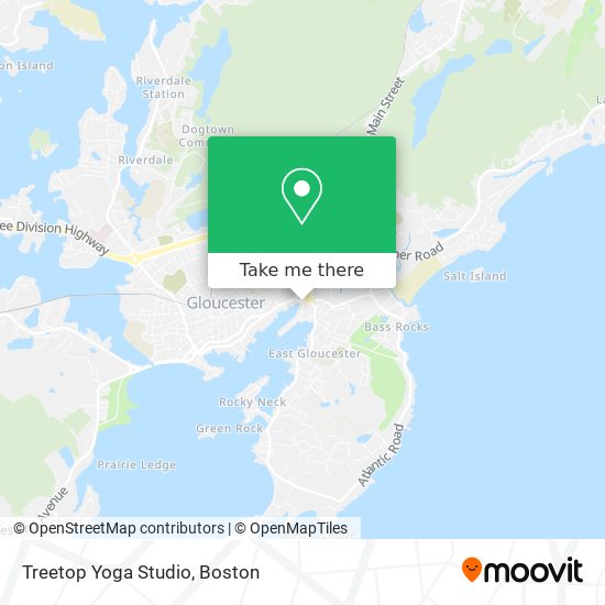 Treetop Yoga Studio map