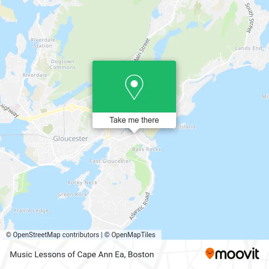 Music Lessons of Cape Ann Ea map