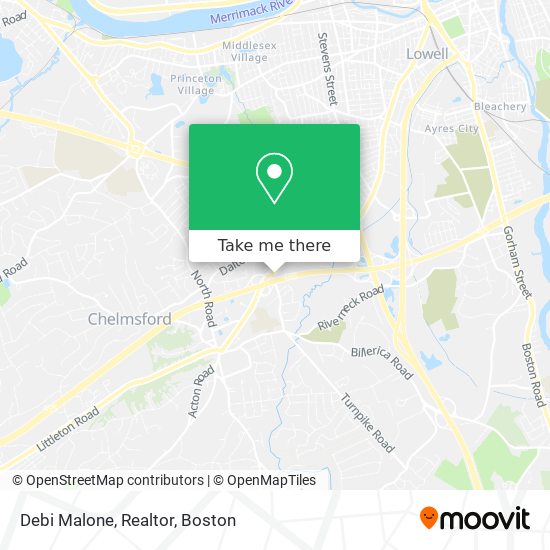 Debi Malone, Realtor map