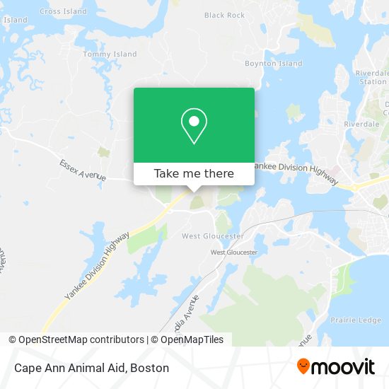 Cape Ann Animal Aid map