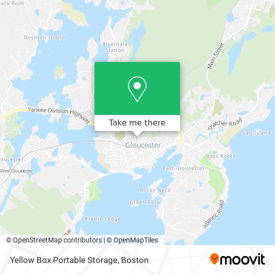 Mapa de Yellow Box Portable Storage