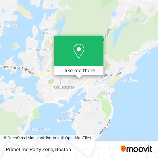 Primetime Party Zone map