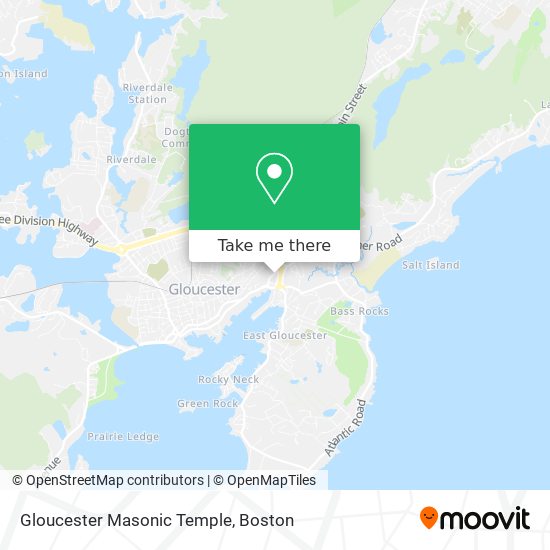 Mapa de Gloucester Masonic Temple