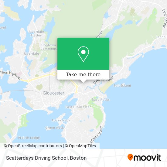Scatterdays Driving School map