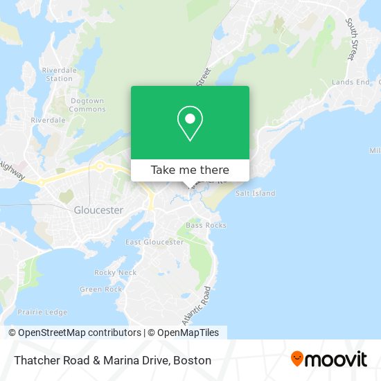 Mapa de Thatcher Road & Marina Drive