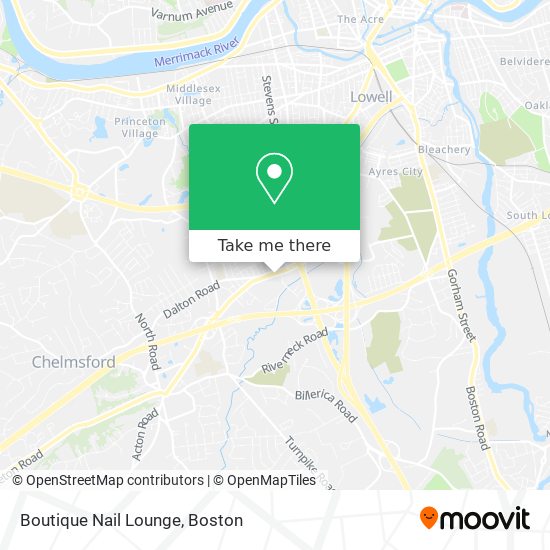 Mapa de Boutique Nail Lounge
