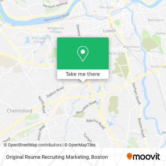 Mapa de Original Rsume Recruiting Marketing