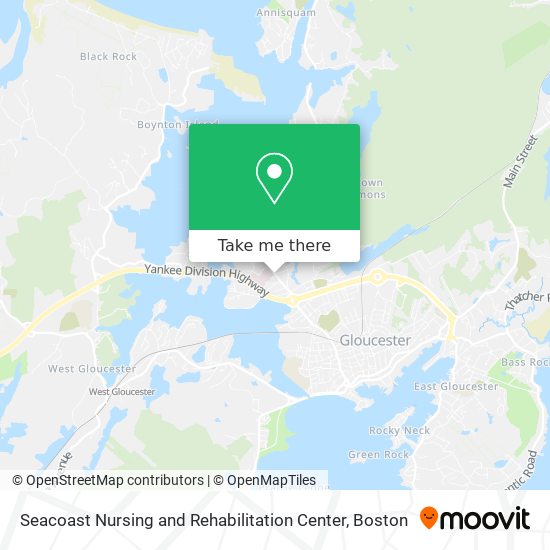 Seacoast Nursing and Rehabilitation Center map