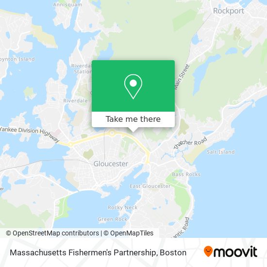 Mapa de Massachusetts Fishermen's Partnership