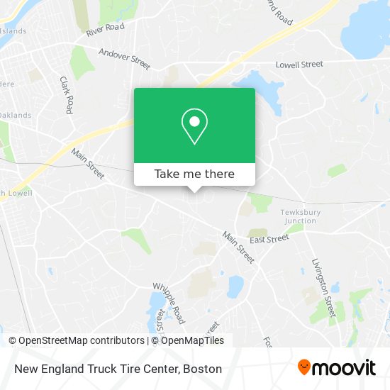 Mapa de New England Truck Tire Center