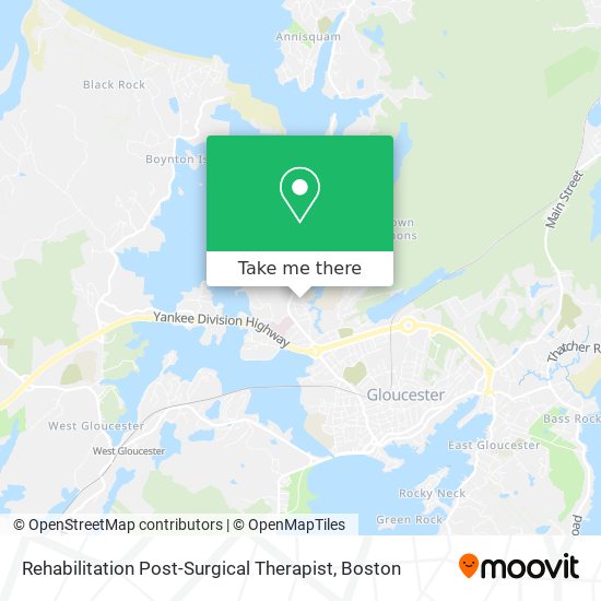 Rehabilitation Post-Surgical Therapist map