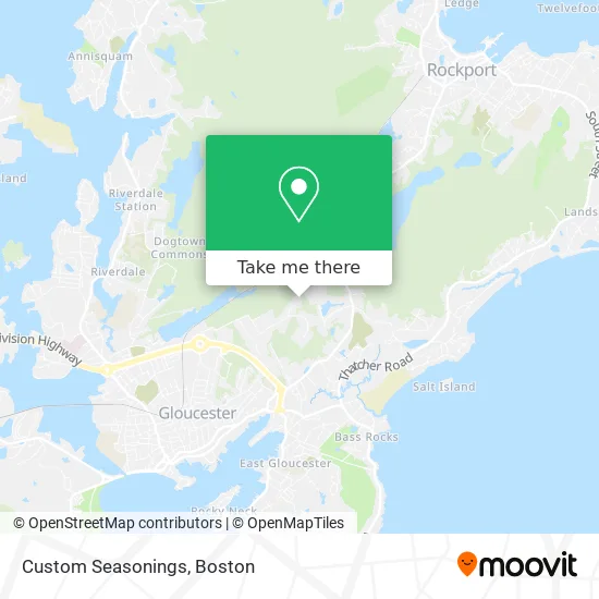 Custom Seasonings map