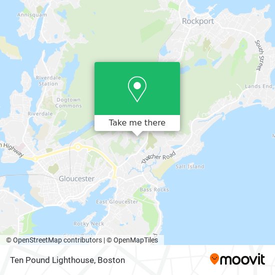 Mapa de Ten Pound Lighthouse