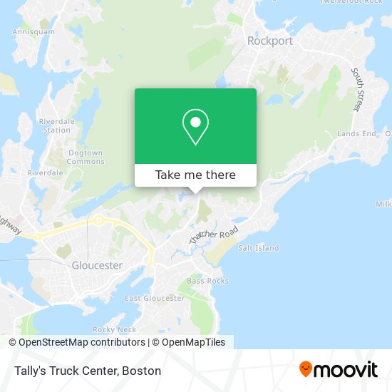 Mapa de Tally's Truck Center