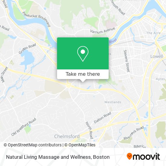 Natural Living Massage and Wellness map