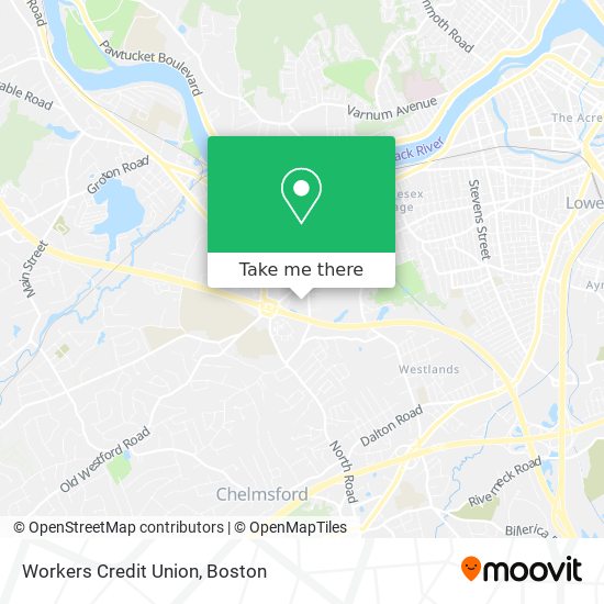 Workers Credit Union map