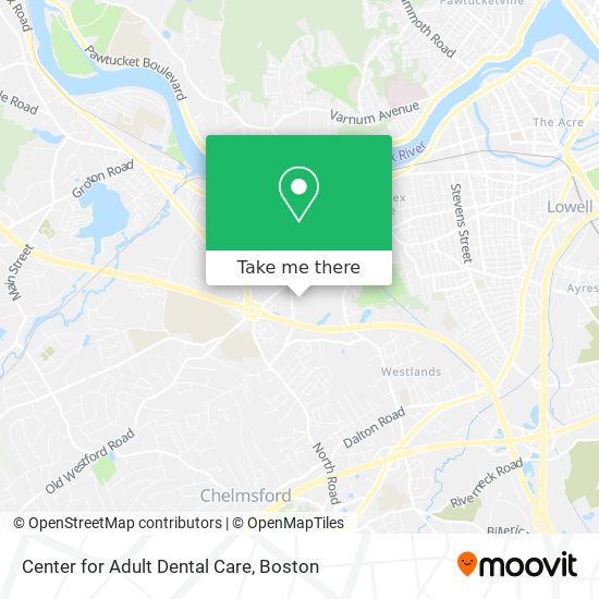 Center for Adult Dental Care map