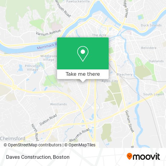 Daves Construction map