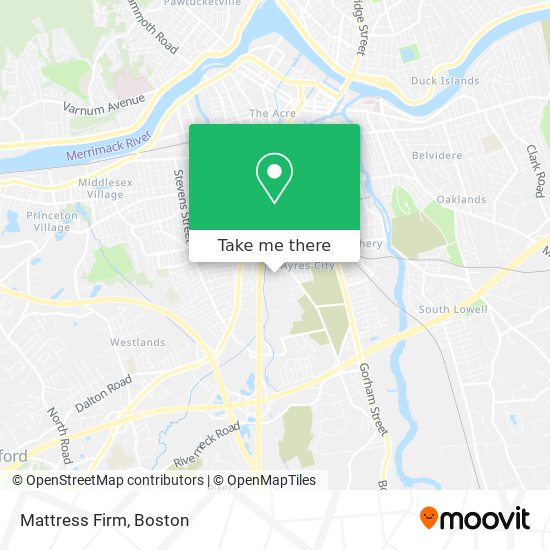 Mapa de Mattress Firm