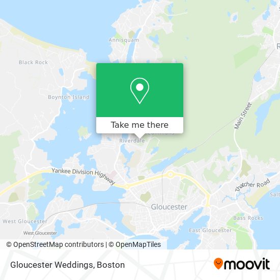 Gloucester Weddings map