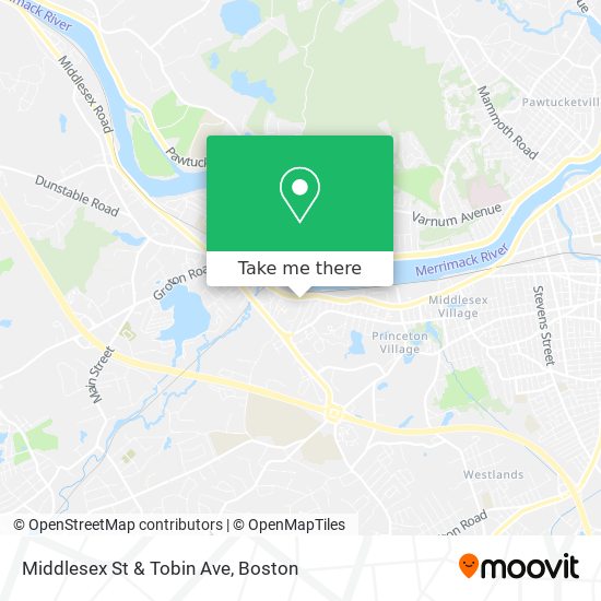 Mapa de Middlesex St & Tobin Ave