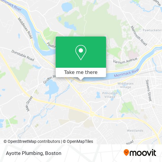 Mapa de Ayotte Plumbing