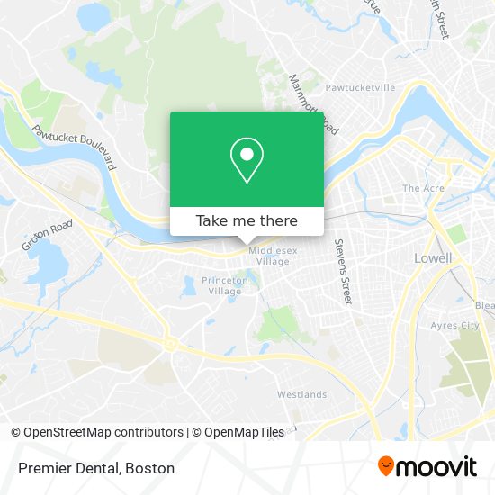 Premier Dental map