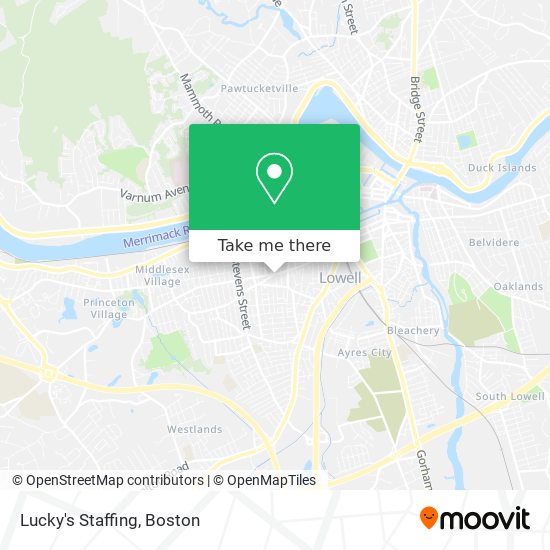 Lucky's Staffing map