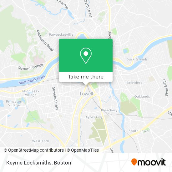 Keyme Locksmiths map