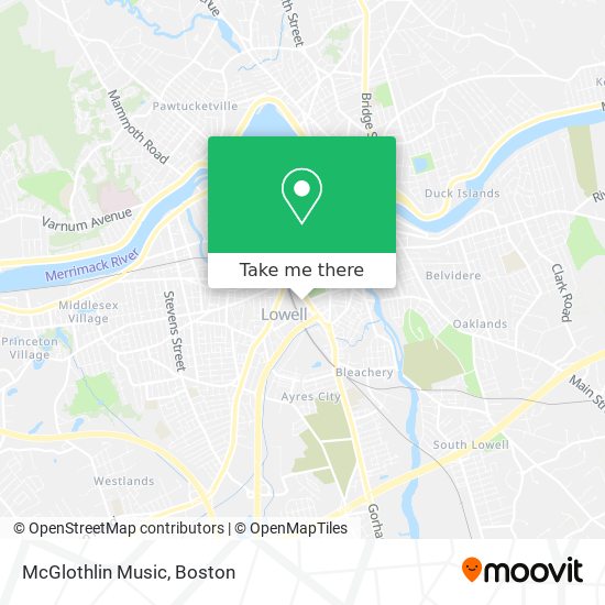 Mapa de McGlothlin Music