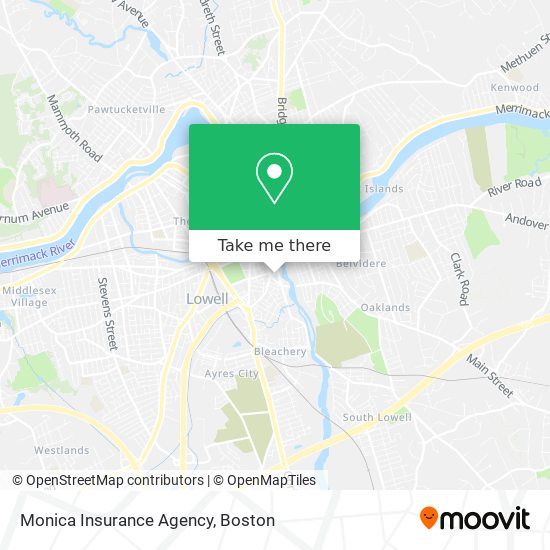 Monica Insurance Agency map