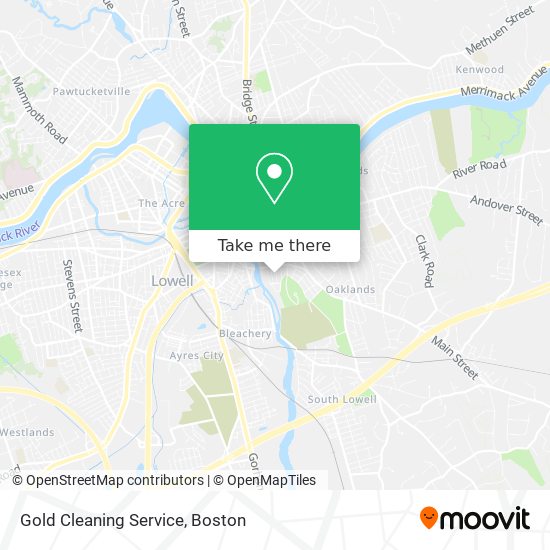 Mapa de Gold Cleaning Service