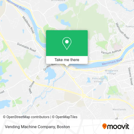 Vending Machine Company map