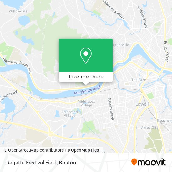 Mapa de Regatta Festival Field