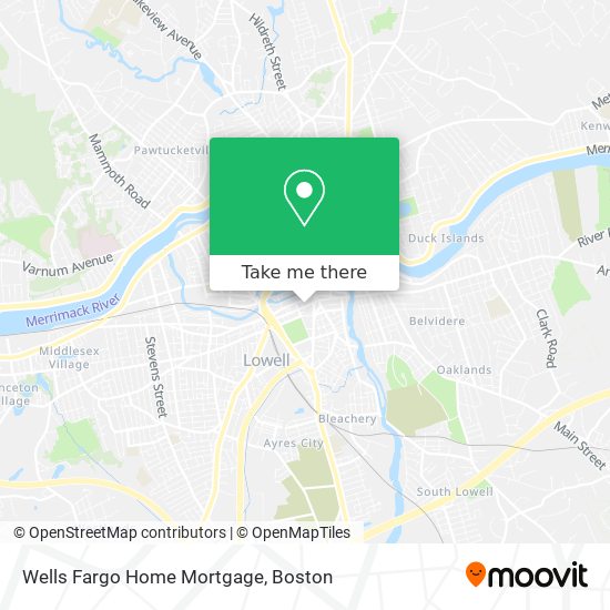 Wells Fargo Home Mortgage map