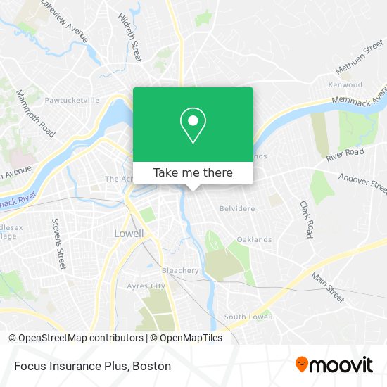 Mapa de Focus Insurance Plus