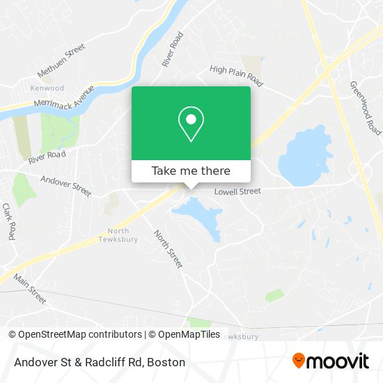 Mapa de Andover St & Radcliff Rd