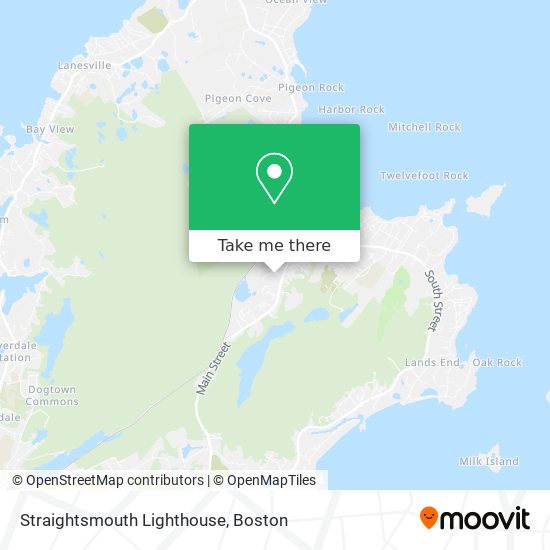 Straightsmouth Lighthouse map